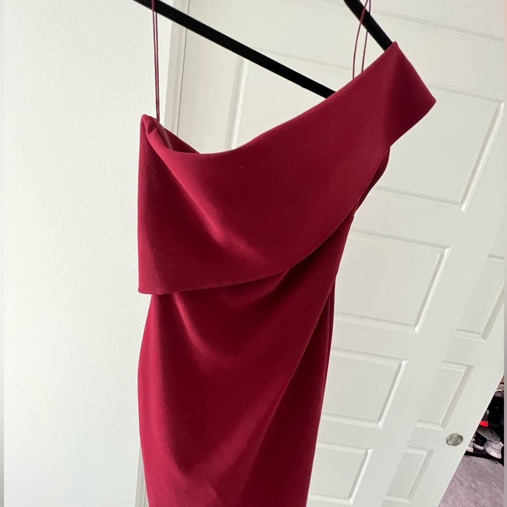 LIKELY burgundy formal dress NWT